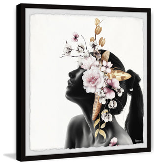 "Blooming Drama" Framed Painting Print, 24"x24"