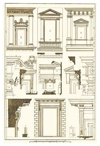 Windows of Palazzo Non Finito, Palace and House at Rome