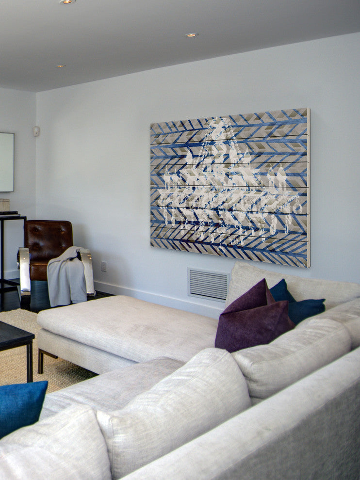 "White Light" Print on White Wood, 60"x40"
