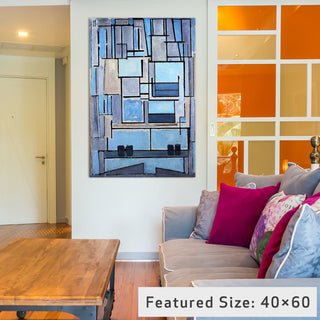 "Composition No. 9, 1914" Wrapped Canvas Art Print, 40x26x1.5