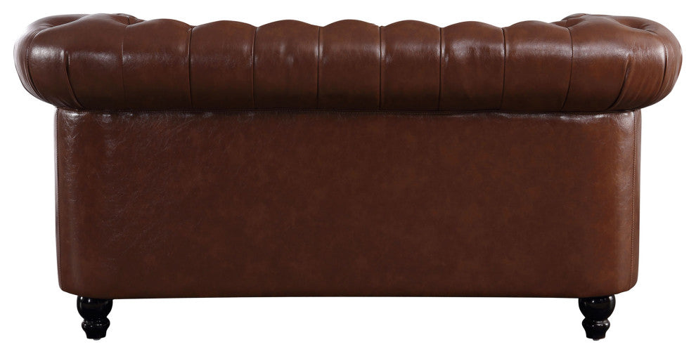 Gustav Transitional Chesterfield Loveseat