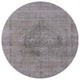 Ahgly Company Indoor Round Mid-Century Modern Area Rugs, 8' Round