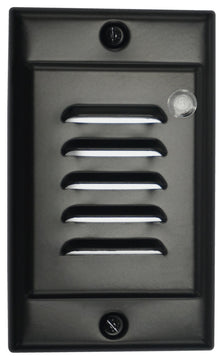 NICOR FPVBK-PC Vertical Faceplate for LED Step Light STP-10-120-WH-PC