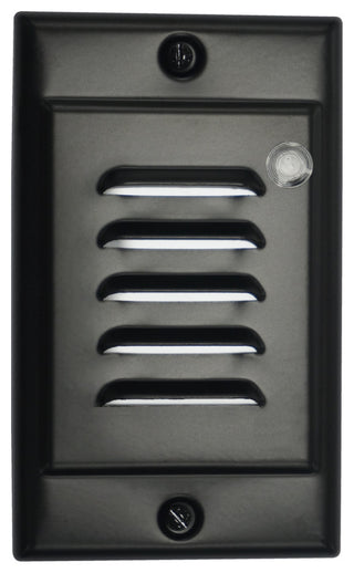 NICOR FPVBK-PC Vertical Faceplate for LED Step Light STP-10-120-WH-PC