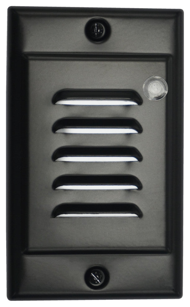 NICOR FPVBK-PC Vertical Faceplate for LED Step Light STP-10-120-WH-PC