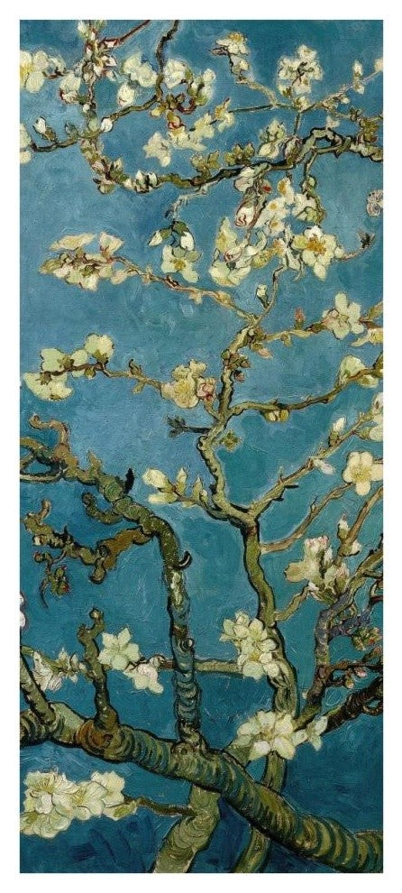 "Blossoming Almond Tree (center)" Print by Vincent van Gogh, 17"x38"
