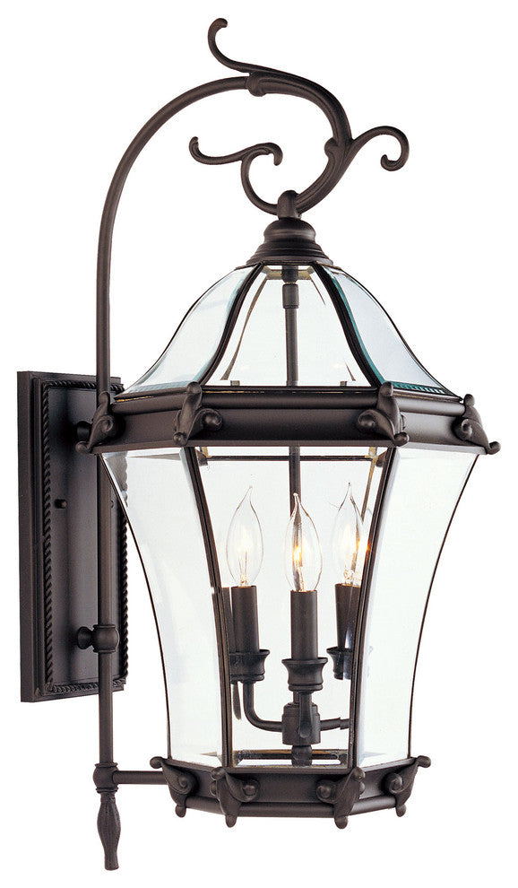 Livex Lighting 3 Light Bronze Outdoor Wall Lantern - 2623-07