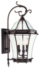 Livex Lighting 3 Light Bronze Outdoor Wall Lantern - 2623-07