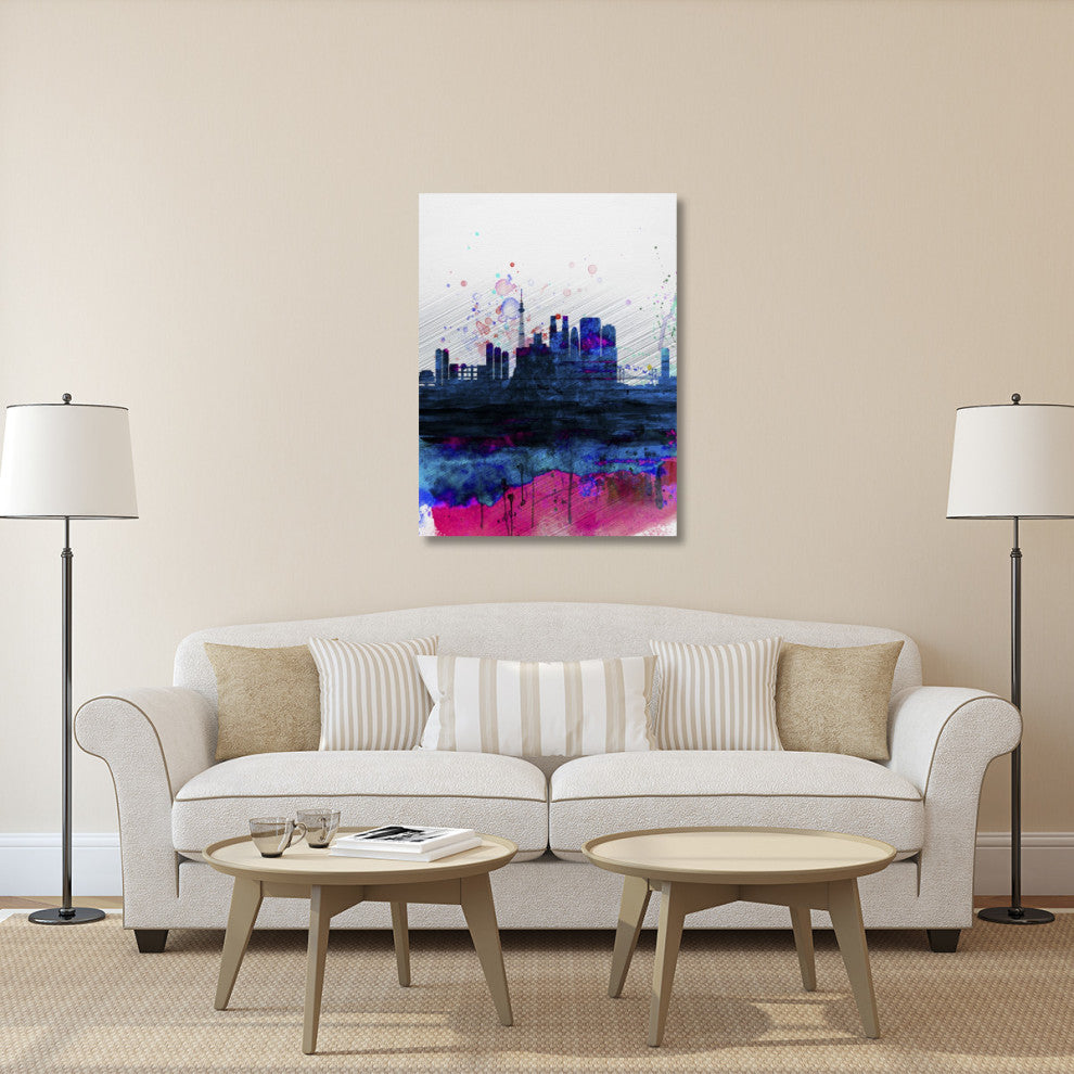 "Tokyo Watercolor Skyline" Fine Art Print