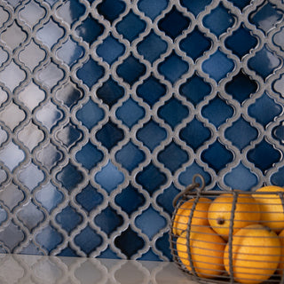 Hudson Tangier Mosaic Floor and Wall Tile, Midnight