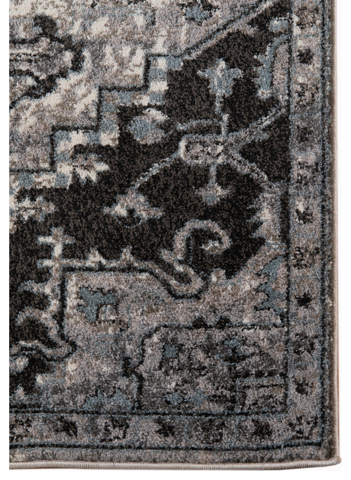 Alessana Chaves Gray Medallion Area Rug, 2'x3'
