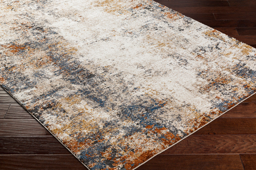 Surya Tuscany TUS-2339 Machine Woven Area Rug, Ivory, 4'3" x 5'7"