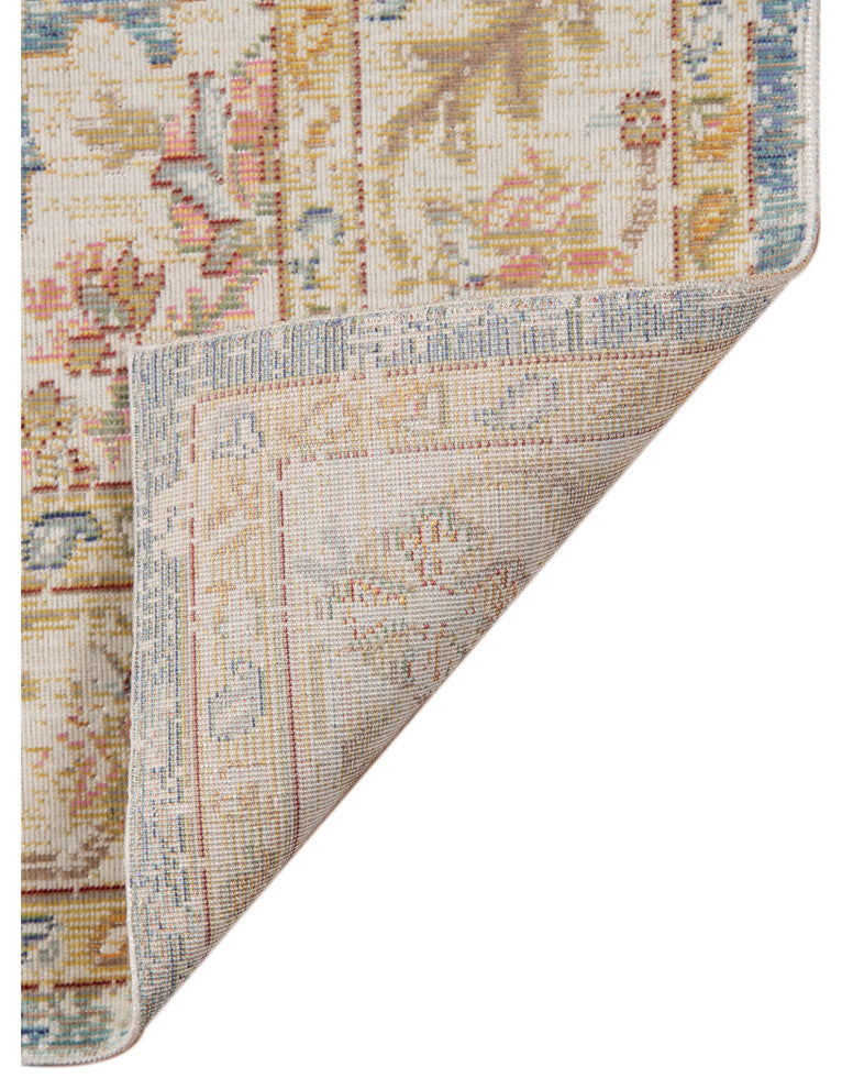Century Bethel Area Rug, Blue, 9' x 13', Bordered
