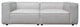 Vice 2PC Modular Sofa in Barley Fabric