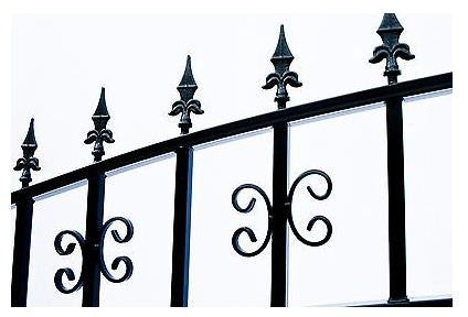 Aleko Iron Dual Swing Gate Venice Style