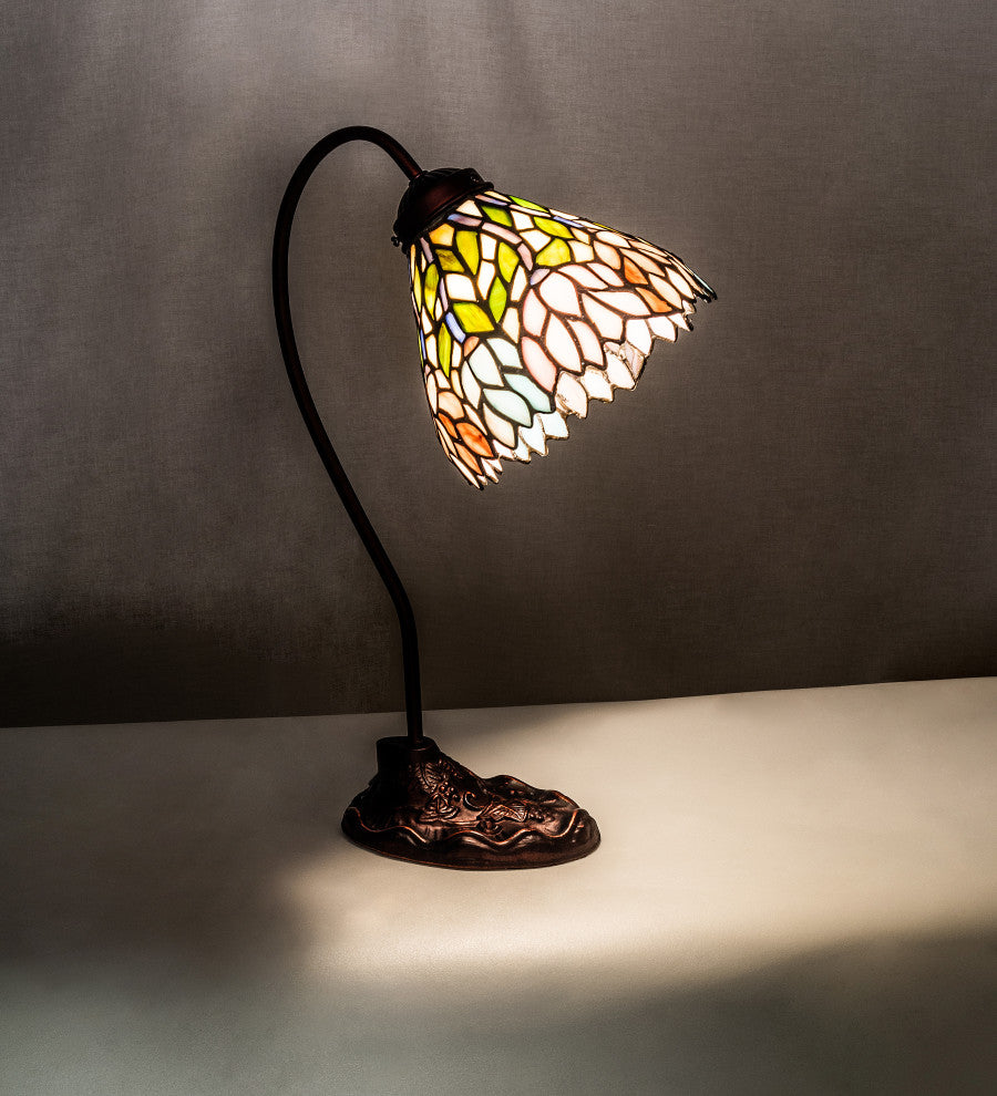 18 High Wisteria Desk Lamp