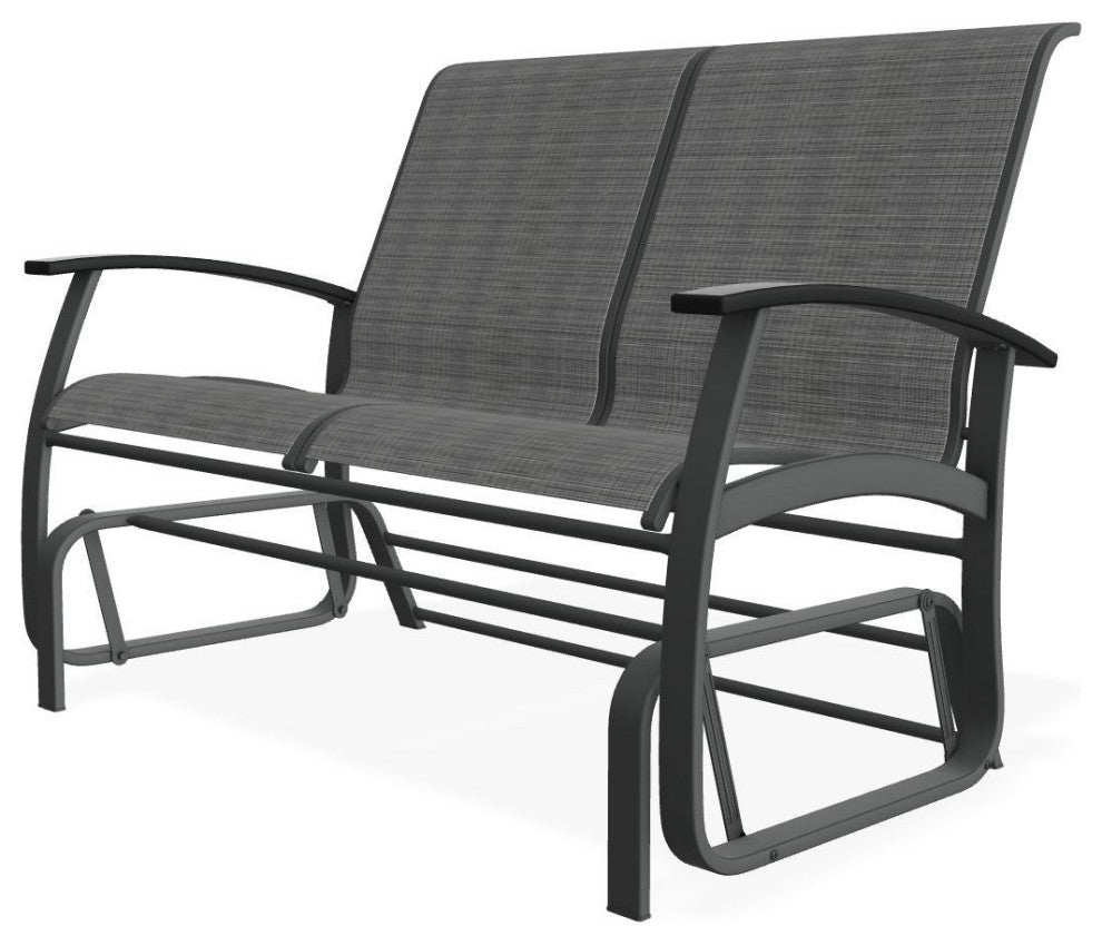 Belle Isle Sling 2-Seat Glider, Destiny Steel/Graphite