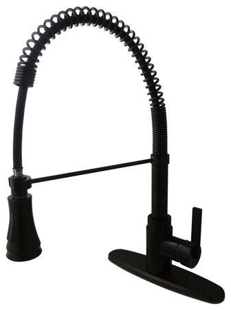 Gourmetier Single-Handle Pre-Rinse Kitchen Faucet, Oil Rubbed Bronze