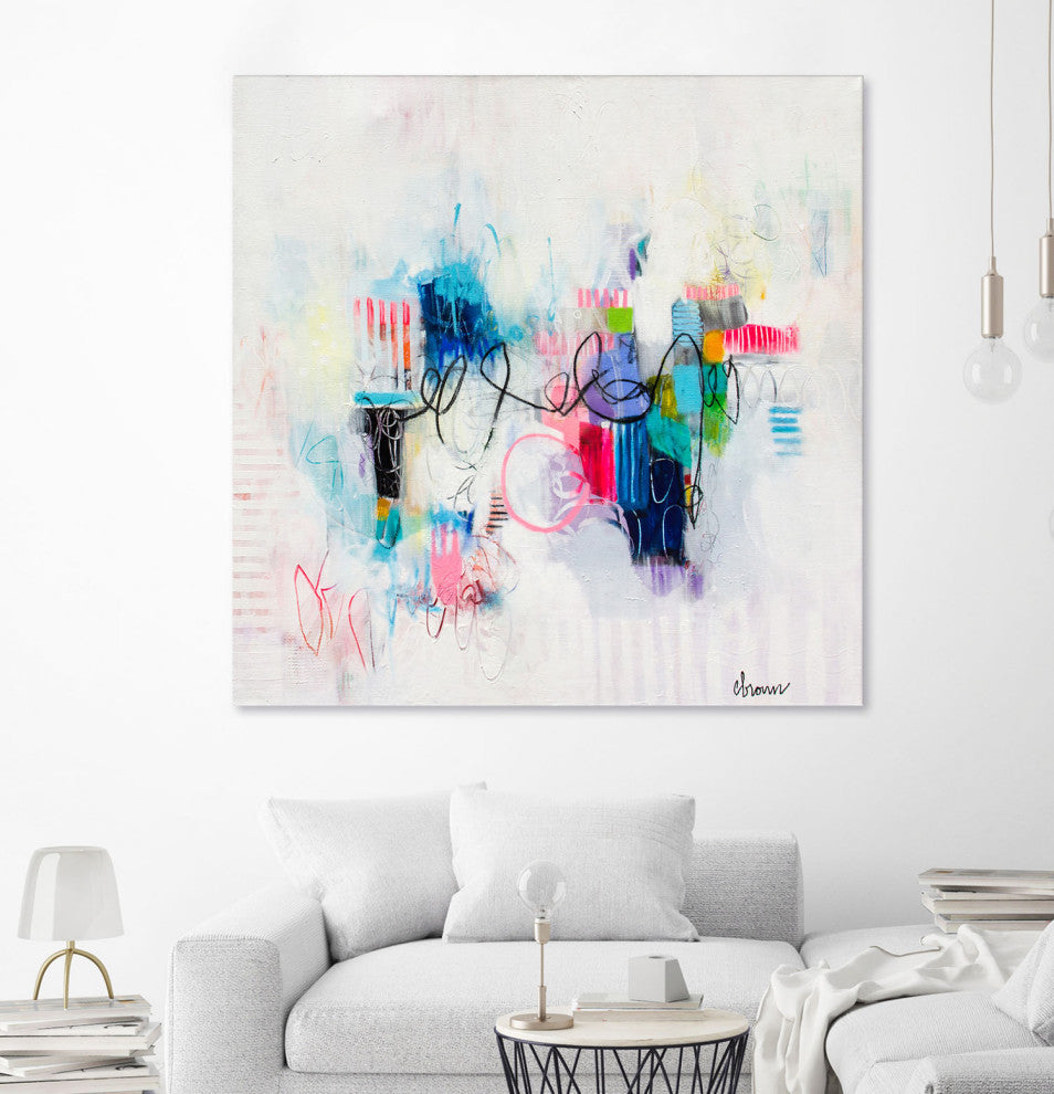 Possibilities of the Heart - 84 x 84 by Cynthia Anne Brown