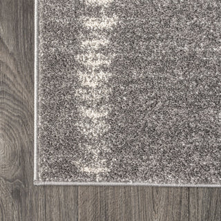 Zaina Moroccan Beni Souk Area Rug, Gray/Cream, 5 X 8