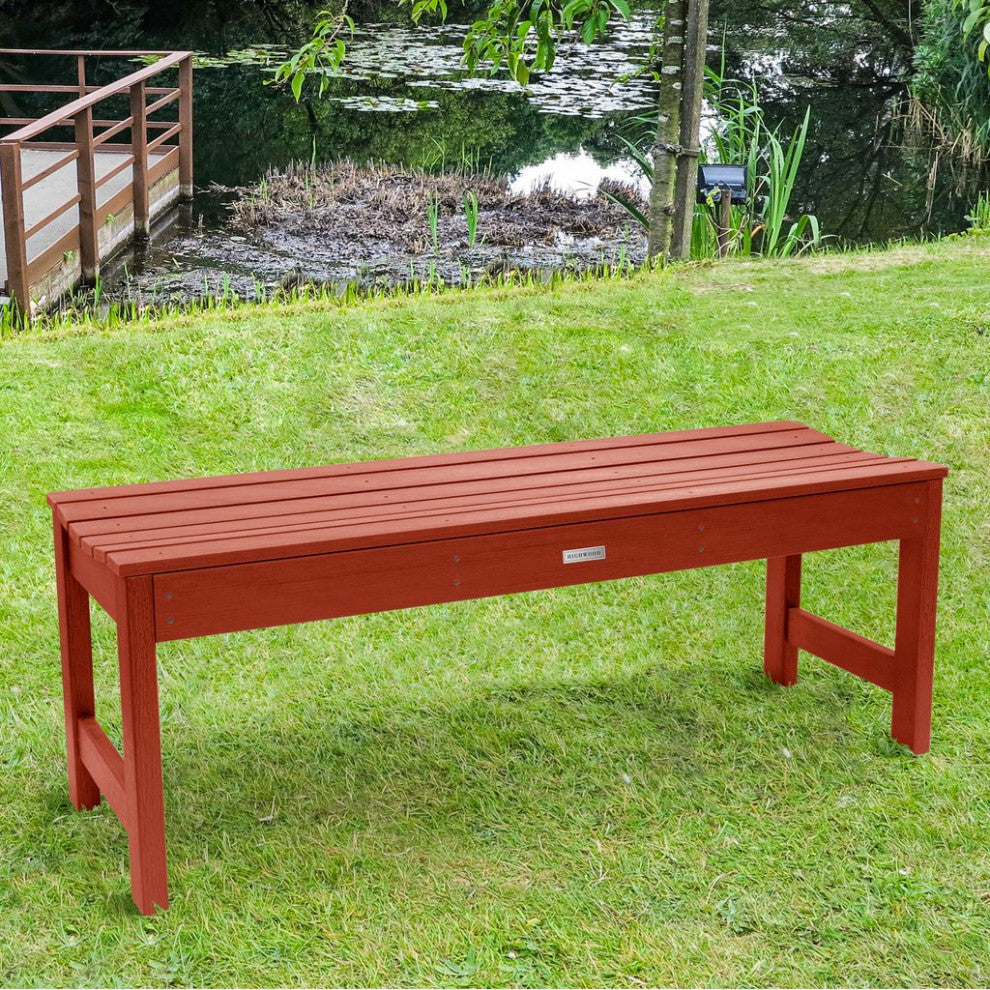 Lehigh Picnic Bench, Rustic Red, 4'