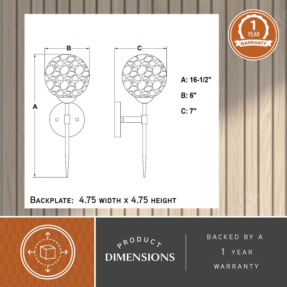 Olson Wall Light Satin Nickel