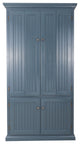 Eagle Furniture Coastal Computer Armoire Work Station, Smoky Blue