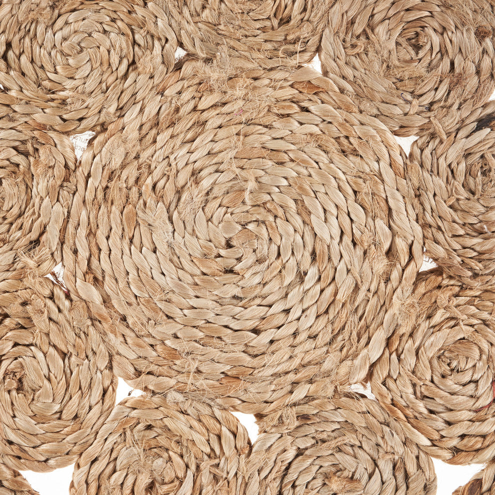 Bordered Braided Organic Jute Placemats, Set of Two