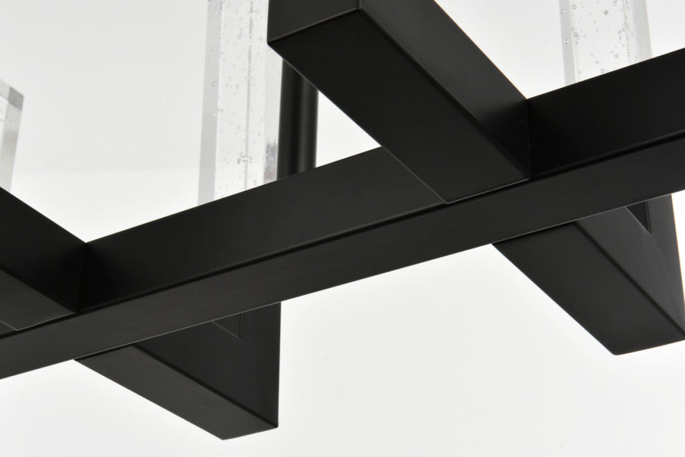 48" Adjustable LED Pendant, Black