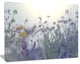 Summer Flowers in Foggy Light, Large Flower Canvas Wall Art, 60"x28"