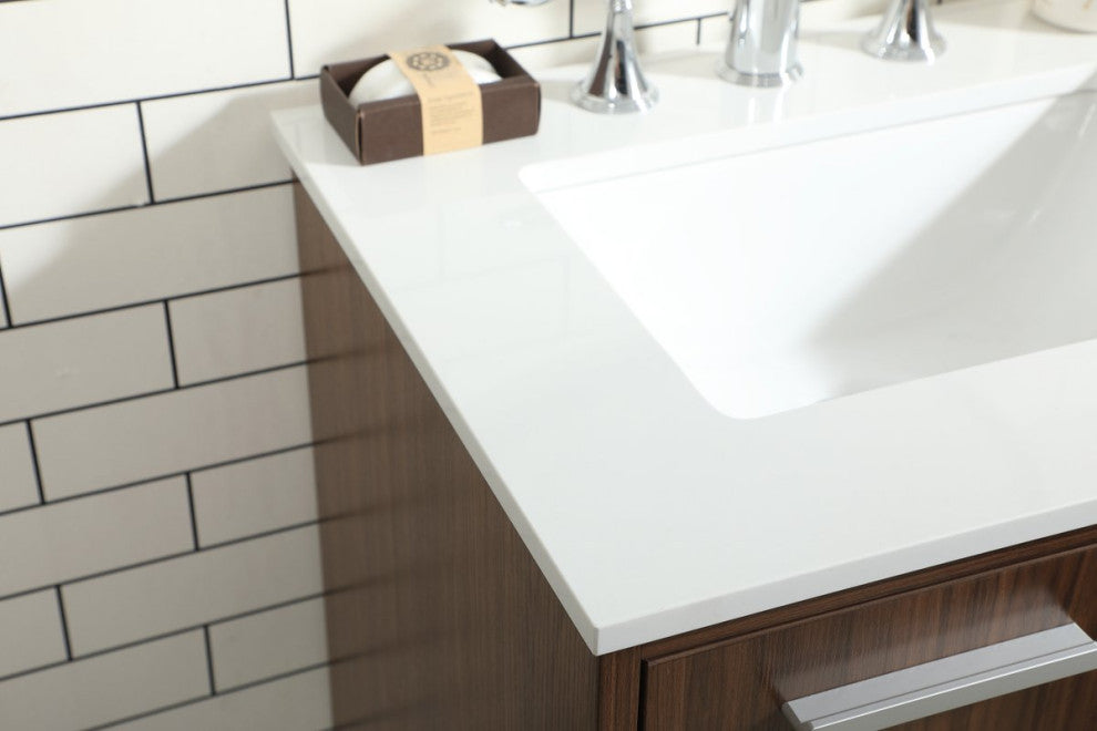 Bailey 24" Bathroom Vanity, Walnut