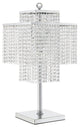 Square Crystal Double Crown Integrated LED Table Lamp
