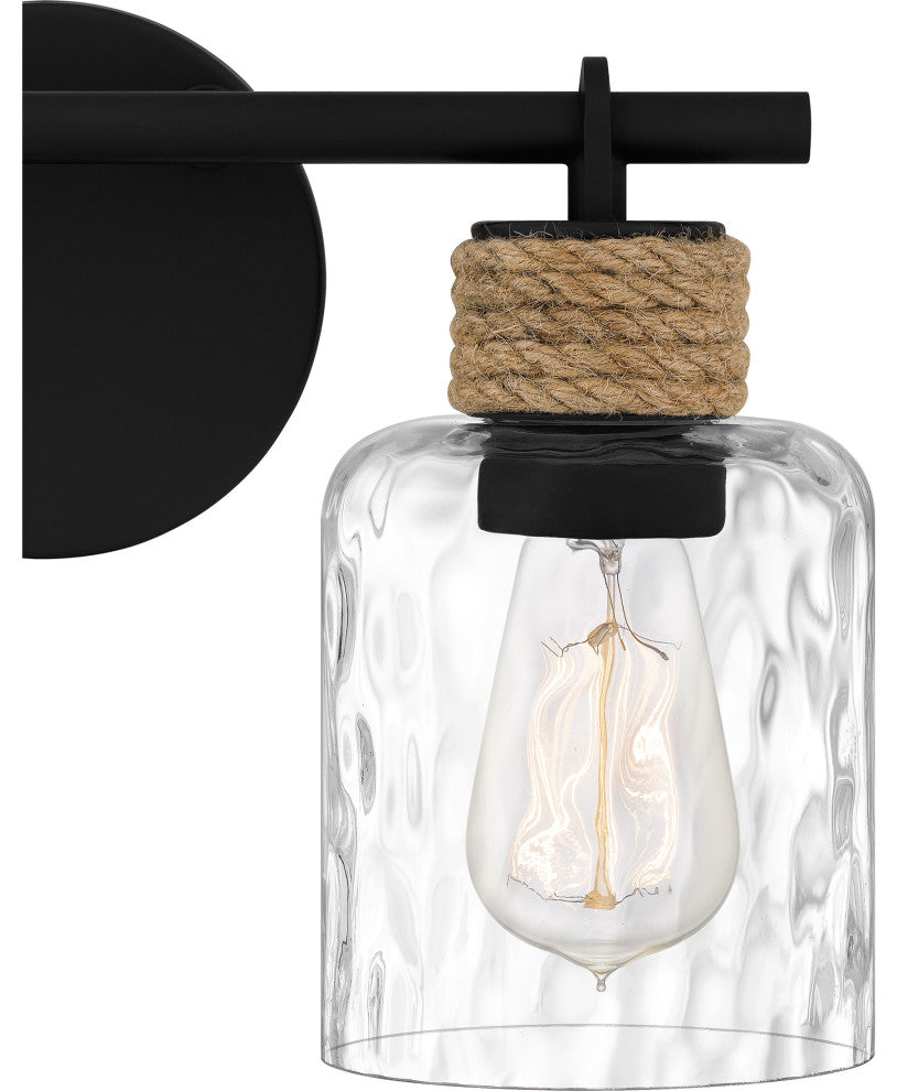 Quoizel BTC8614MBK 2-Light Bath, Baltic