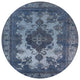 Ahgly Company Indoor Round Mid-Century Modern Area Rugs, 3' Round