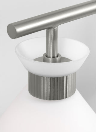 Belcarra 4 Light Bath, Brushed Steel