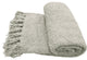 Fluffy Knitted Throw, String Gray, 50"x60"