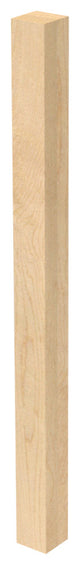 29" x 2" Square Wood Table Leg, Walnut