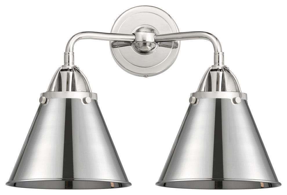 Innovations 288-2W-PC-M13-PC-LED 2-Light Bath Vanity Light, Polished Chrome