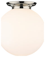 Innovations Beacon 1 18" Flush Mount Polished Nickel