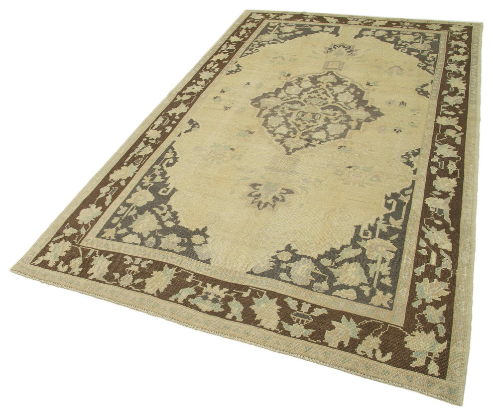 Rug N Carpet - Handmade Oriental 5' 1'' x 8' 7'' Low Pile  Wool Rug
