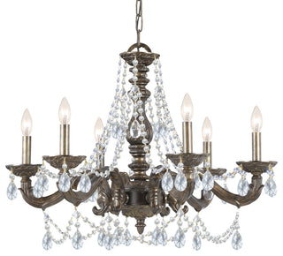 Crystorama Lighting Group 5026-CL-MWP Paris Market 6 Light 28"W - Venetian