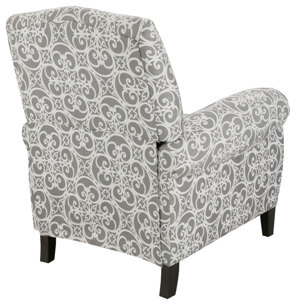 Madison Park Brooke Accent Chair, Grey