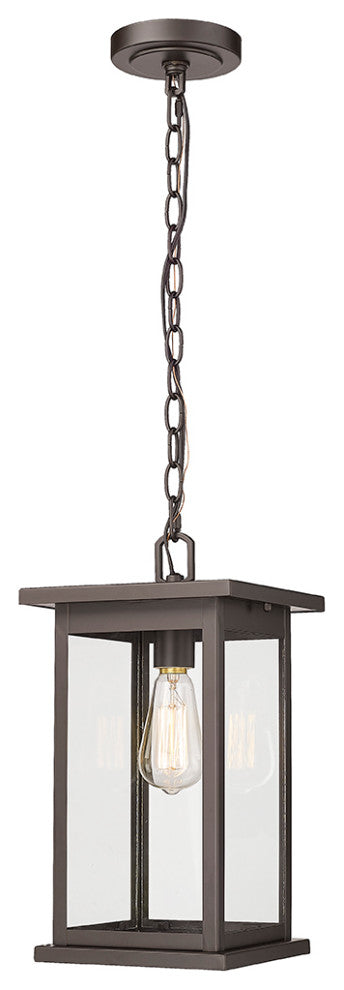 1 Light 8.5" Powder Coat Bronze Outdoor