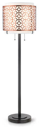 Melrose Metal Floor Lamp-Brushed Copper