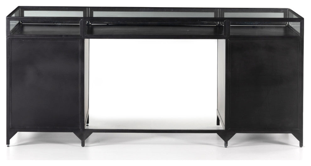 Shadow Box Executive Desk-Black