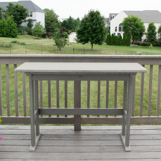 Lehigh Counter Height Balcony Table, Harbor Gray
