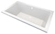 CHI White Acrylic Extra Deep Drop-In Bathtub Center Drain by Valley Acrylic, Whi