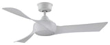 Fanimation Wrap Custom Ceiling Fan Matte White/White Washed Blades, 48"