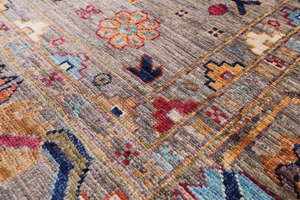 Handmade Tribal Fine Serapi Wool Rug 8' 0" X 10' 1" - Q12527
