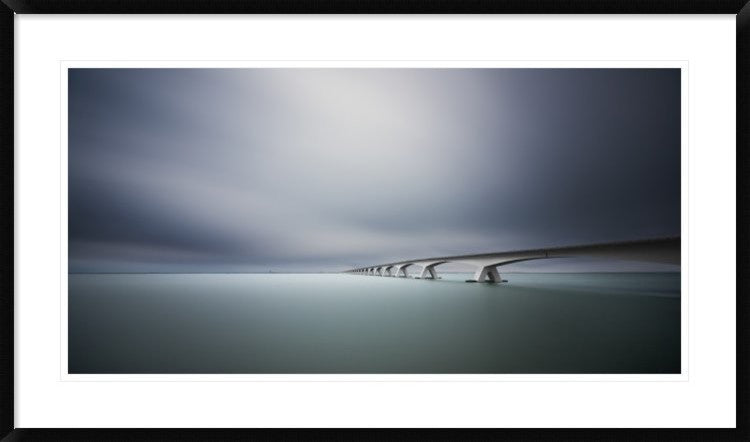 "The Infinite Bridge" Framed Digital Print by Arthur Van Orden, 44x26"
